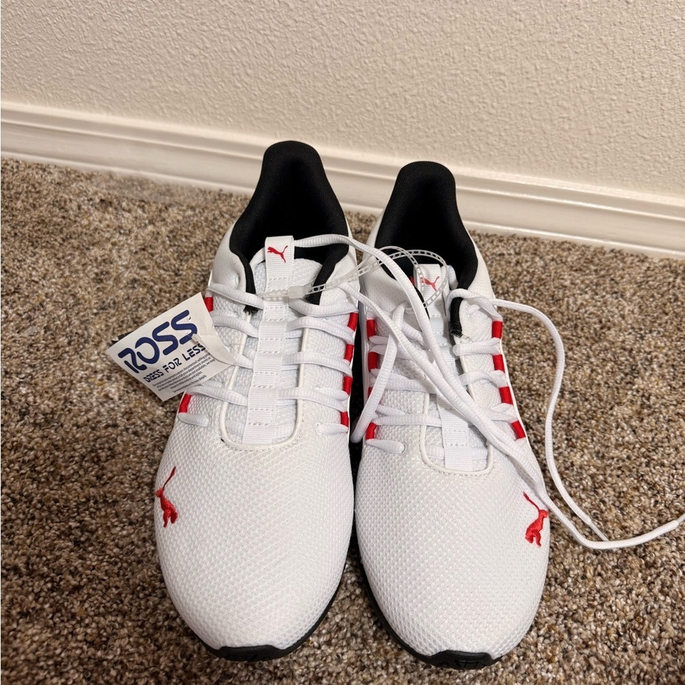 Puma Arctech Softfoam+ Mens Sneaker Optimal Comfort Size 8.5 - White And Red